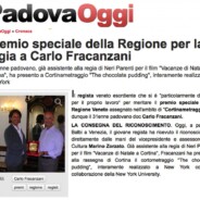 Padova Oggi “Premio speciale della Regione per la regia a Carlo Fracanzani”